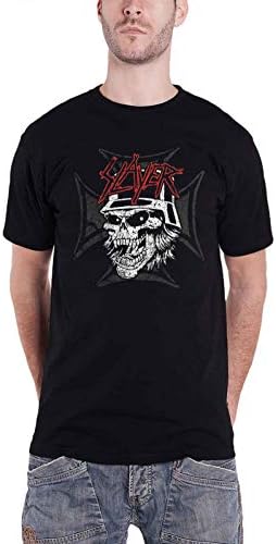 Amazon.co.jp: Slayer T Shirt Graphic Skull Band Logo 公式